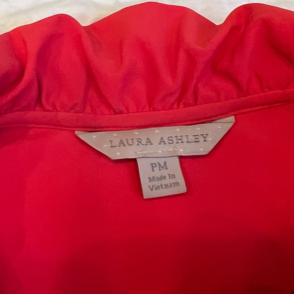 Laura Ashley- Red/ Pink Jacket- Petite Med - Picture 2 of 10